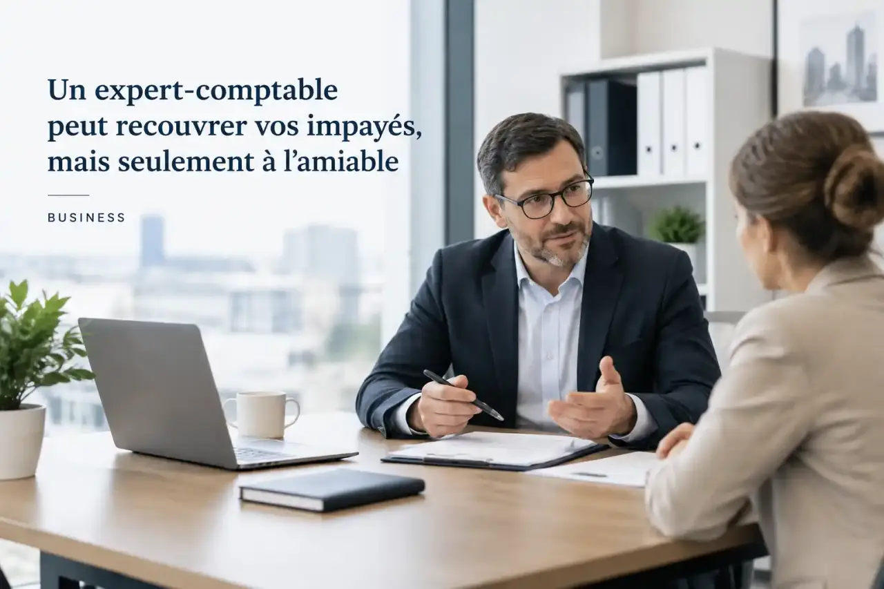 Un expert-comptable peut recouvrer vos impayés, mais seulement à l’amiable